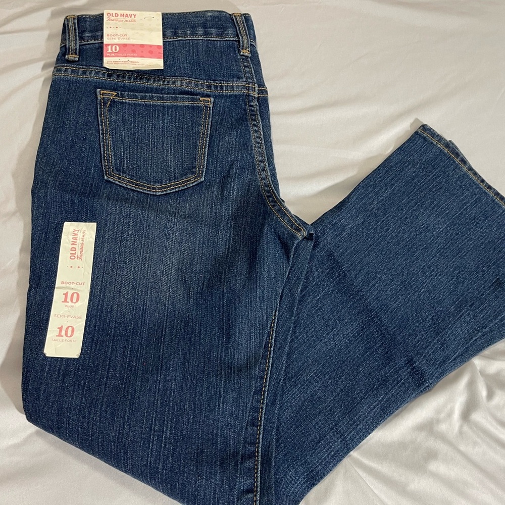Old Navy Size 10 plus Girls Blue Jeans
